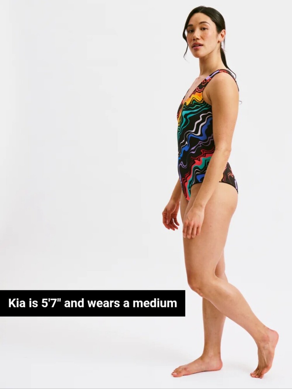 NWOT Tomboyx Swim Reversible One-Piece - Making Waves XL - Picture 6 of 12